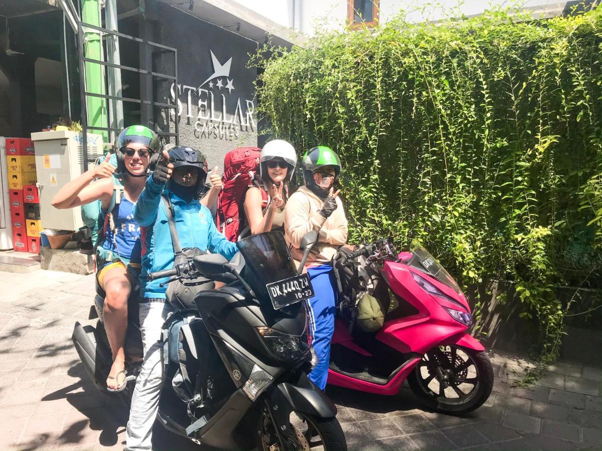 A Pousada Stellar Capsules Seminyak Exterior foto Ojek online in Jakarta